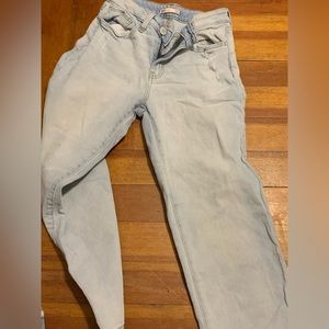Kohls SO brand high rise light wash jean